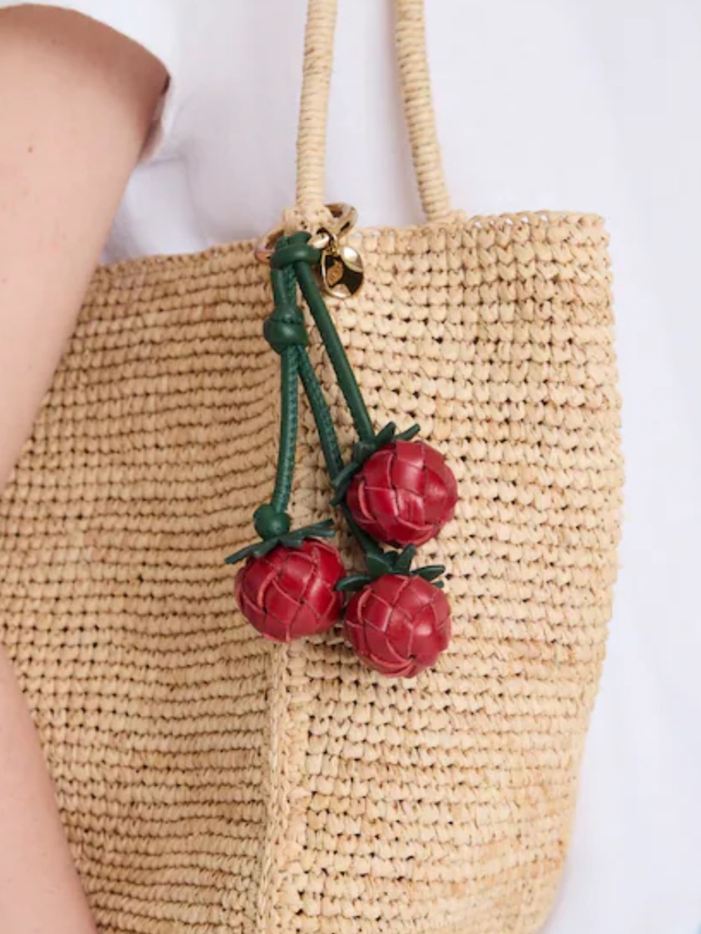 Madewell Woven Tomato Bag Charm